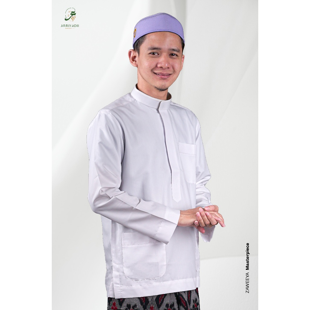 ZAWEEYA Baju Koko Pria Lengan Panjang - Baju Koko Masterpiece