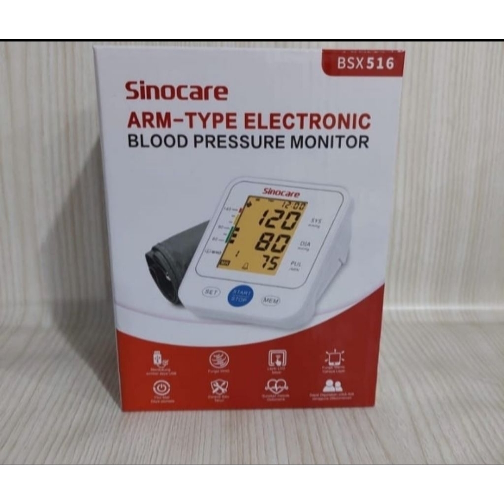 Tensimeter Digital Suara Sinocare BSX-516 / Tensi Digital Sinocare / Alat Tekanan Darah Digital