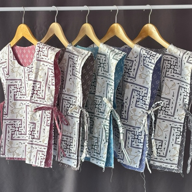 [NEW] VEST BATIK MOTIF BOLAK BALIK 2 in 1 / OUTER BATIK BOLAK BALIK