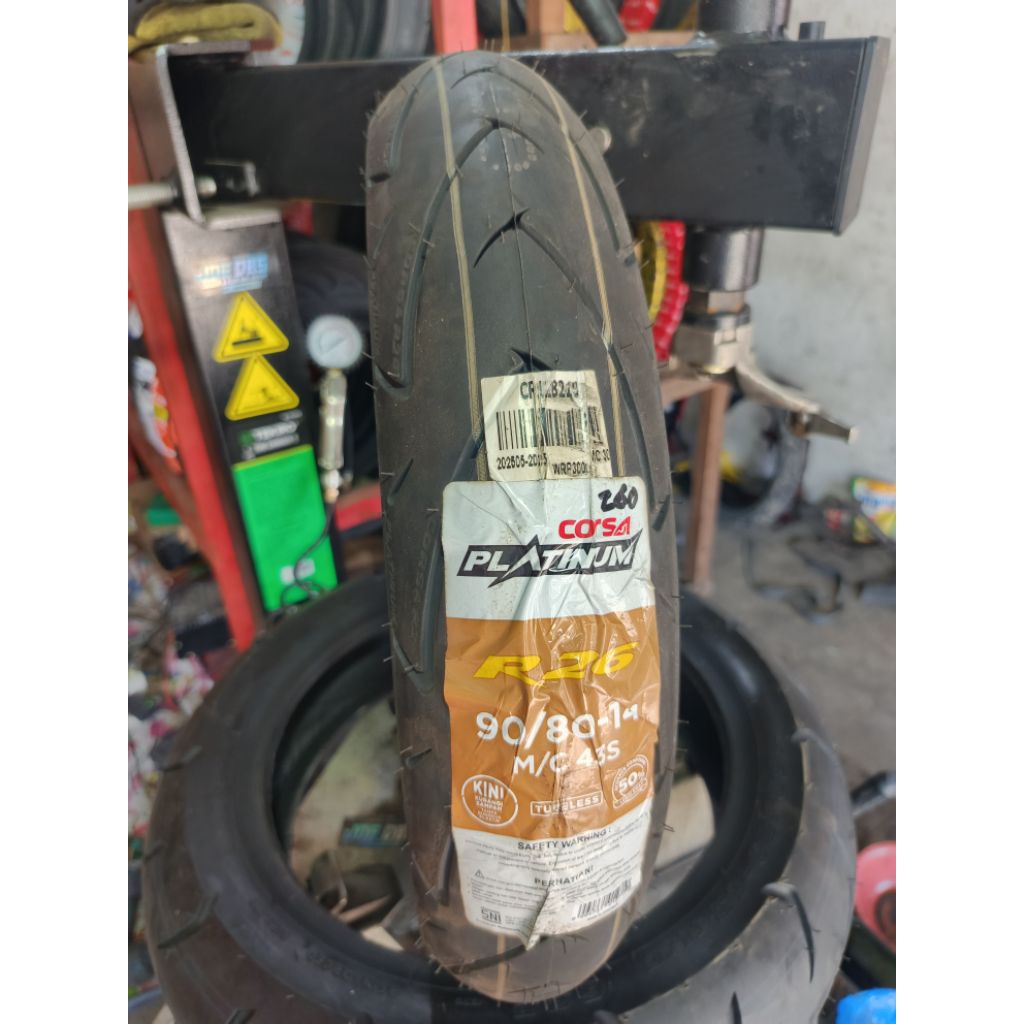 Ban Tubeless Corsa Platinum R26 90/80-14