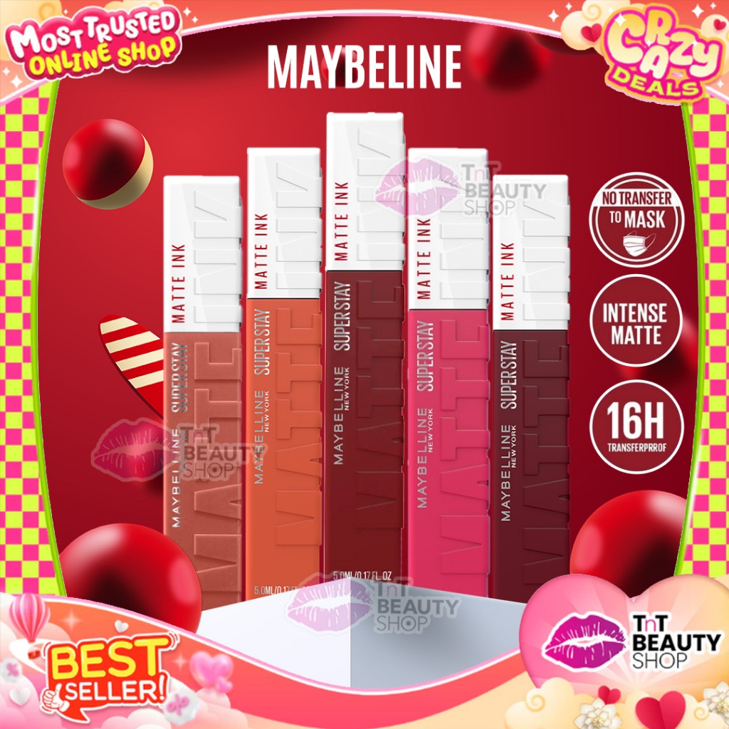 MAYBELLINE SuperStay Matte Ink | Lip Matte | TnT Beauty Shop