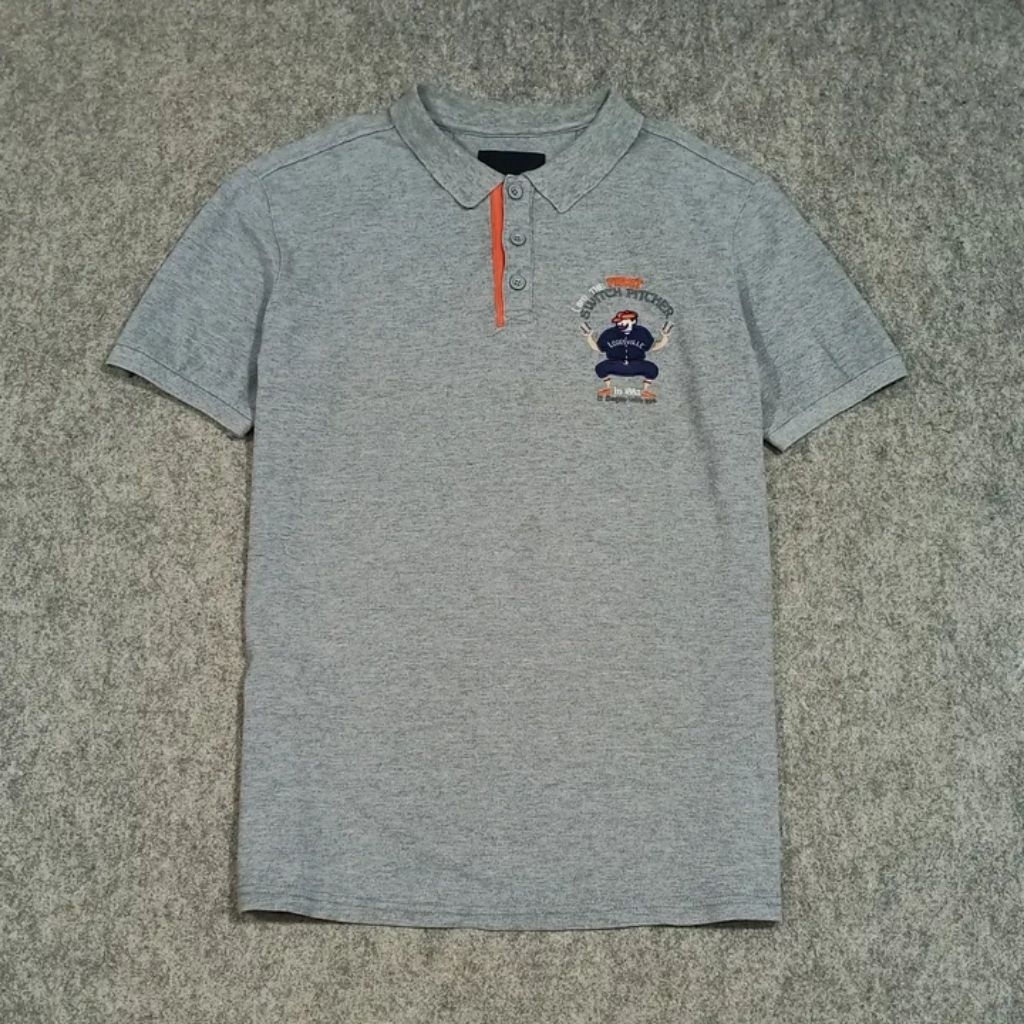 polo shirt polos pria lengan pendek MLB size L second