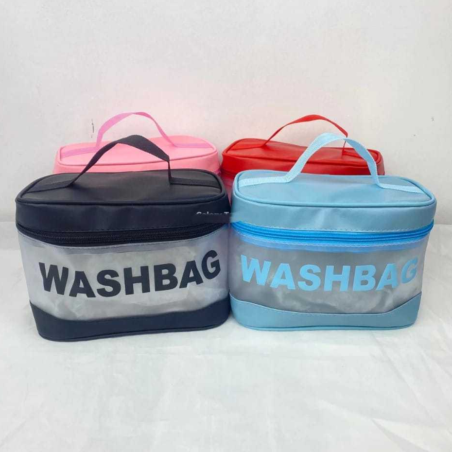TAS KOSMETIK WASHBAG/TEMPAT MAKE UP/ORGANIZER BAG/TRAVEL MAKE UP POUCH