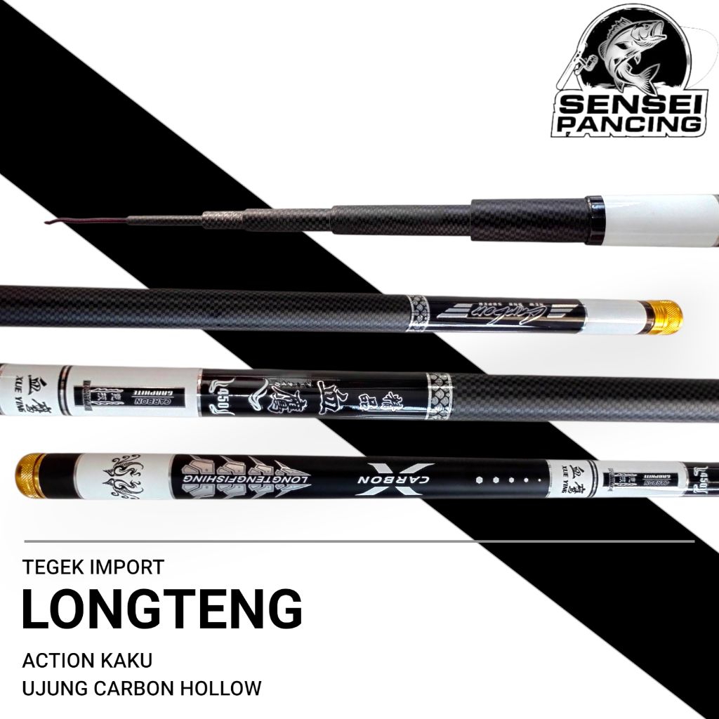 Joran Tegek Carbon Import LONGTENG Action Kaku 450 540cm