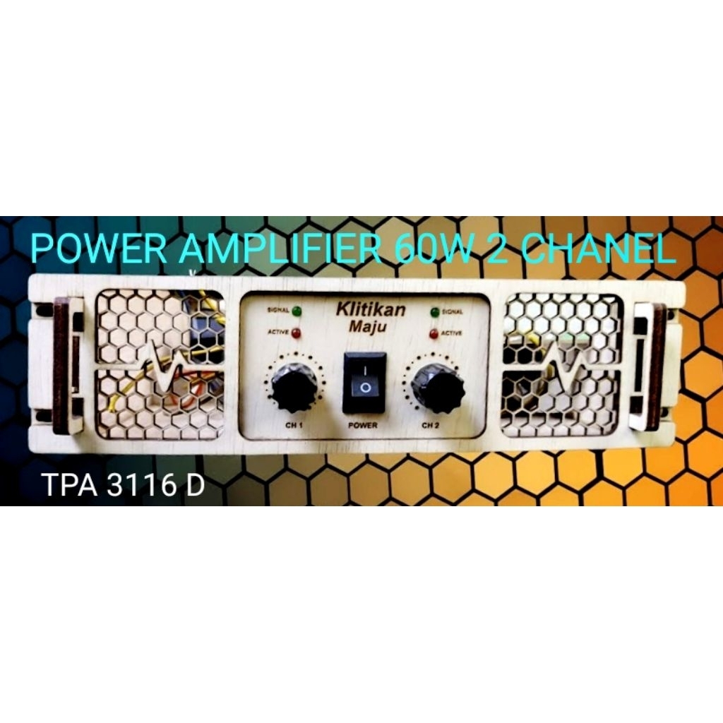 Miniatur power amplifier siap bunyi sudah dengan smps /adaptor