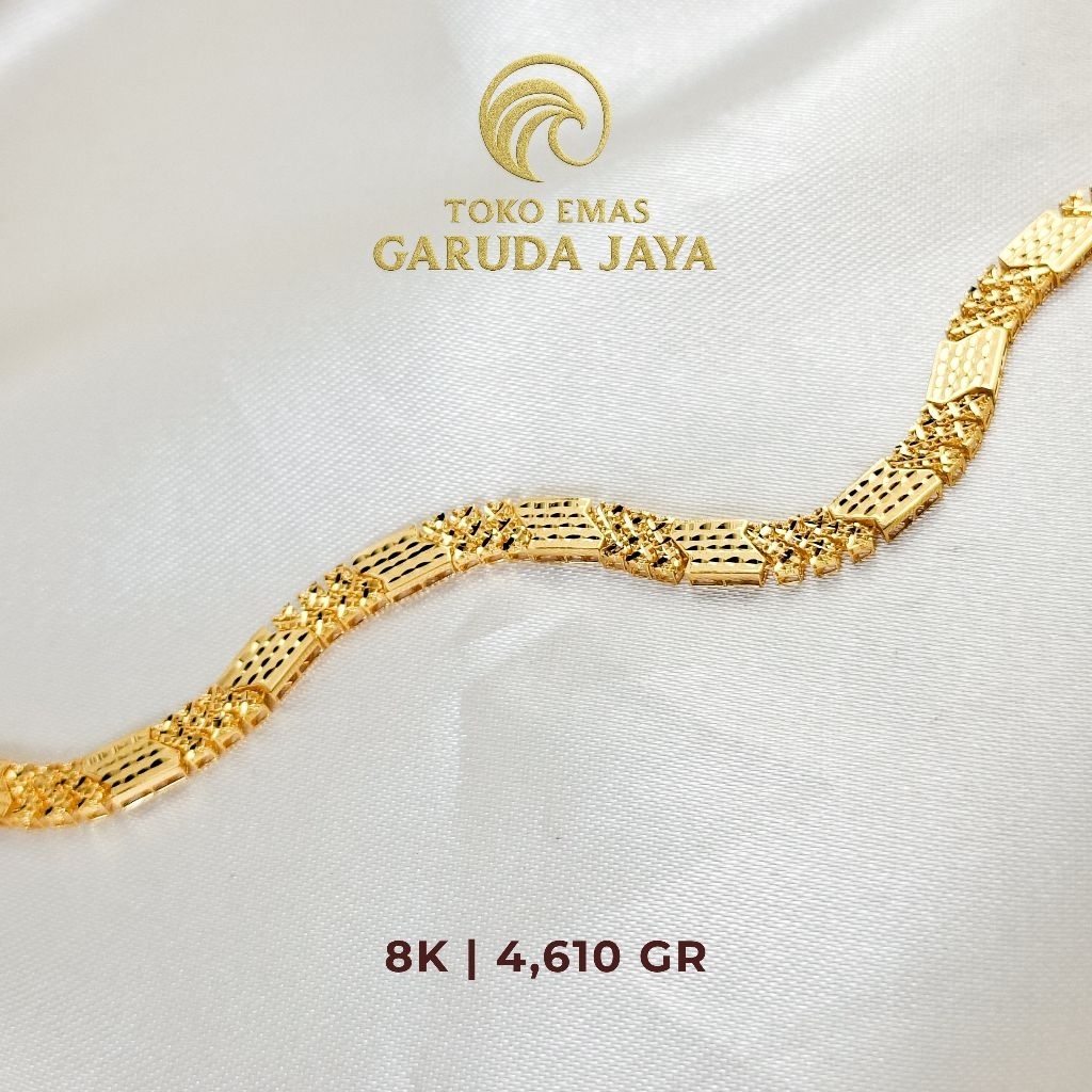 GELANG ARCELIA 8K | GELANG EMAS 8K | GELANG 4 GR