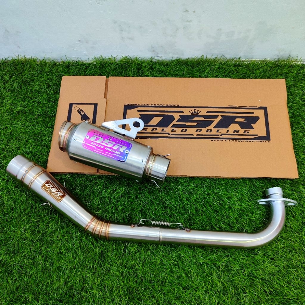 Knalpot GTX RBT pasang standart JUPITER Z Z1 VEGA SUPRA 125 REVO DLL- Type MP1 V2 DSR
