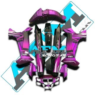 Cover Body Fizr F1zr Ungu Magenta Full Set Halus Cover Bodi Yamaha Fiz r F1z r F1 Zr Fullset Halus U