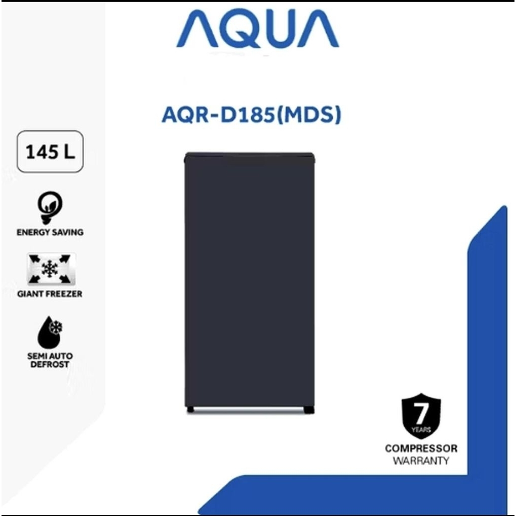 KULKAS AQUA 1 PINTU AQR D 185 MDS