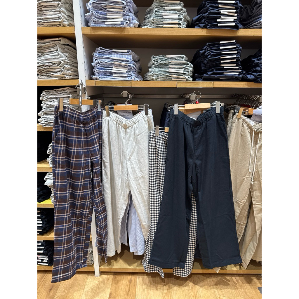Uniqlo Celana Flannel Kotak Sale
