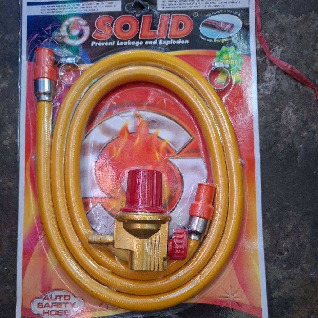Selang gas regulator tekanan tinggi solid