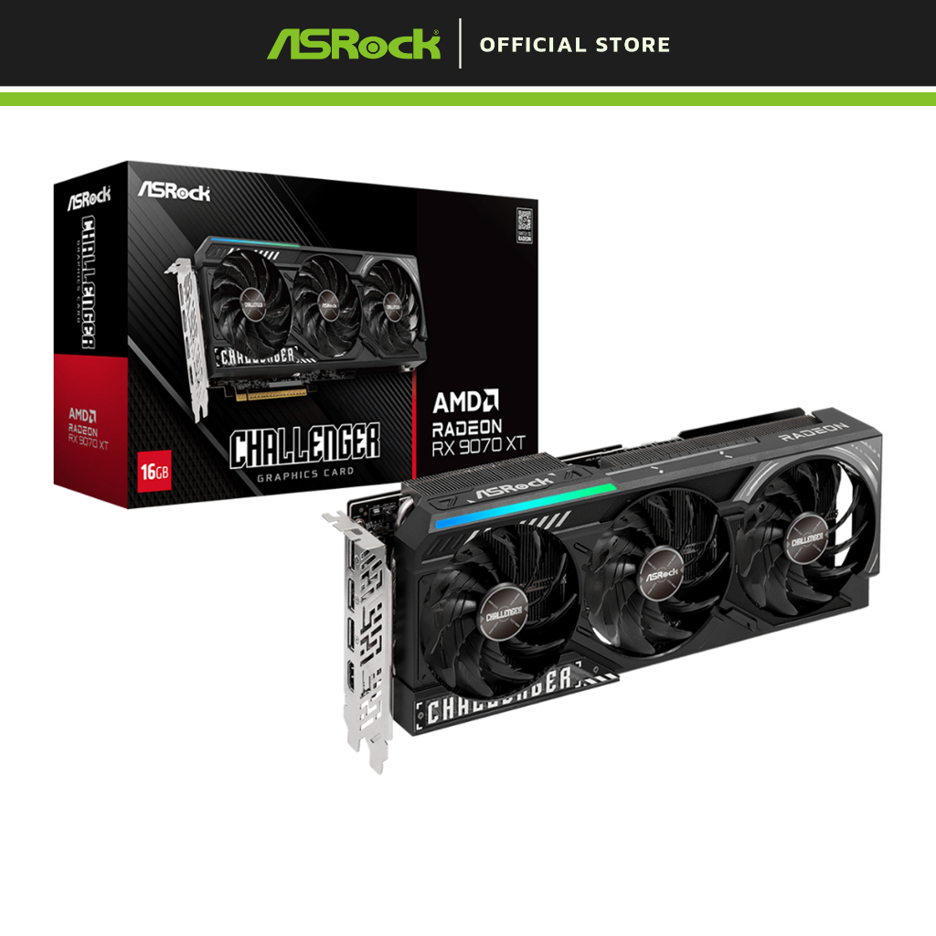 ASRock Radeon RX 9070 XT 16GB Challenger