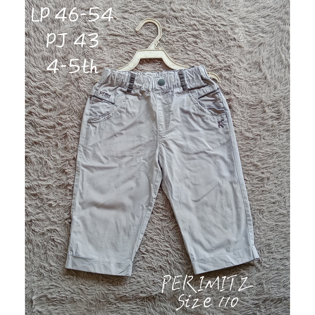 Celana pendek anak 4-5th P E R I M I T Z