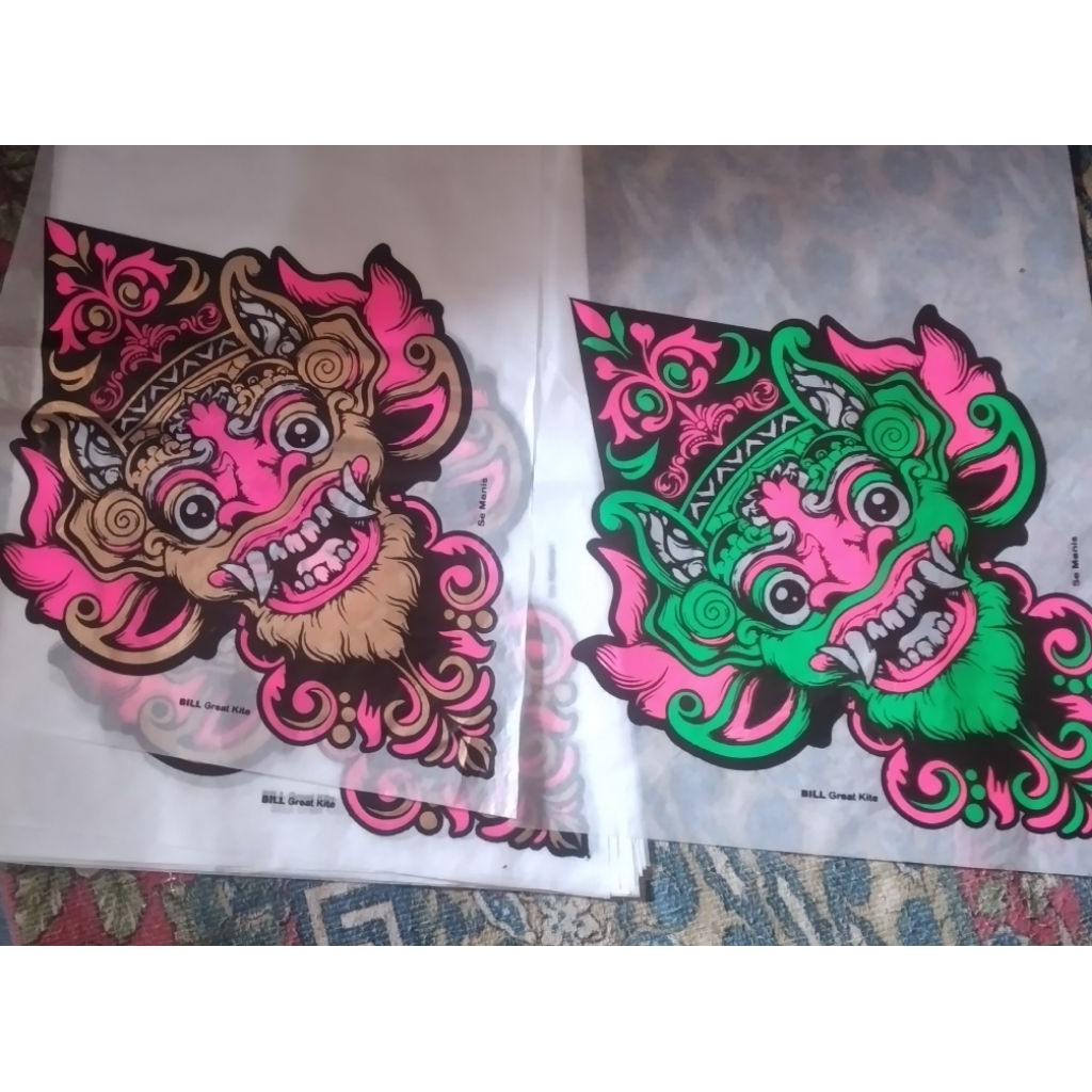 beli kertas layangan sukhoi 3 warna stabilo 50 pcs dpt 3 motif