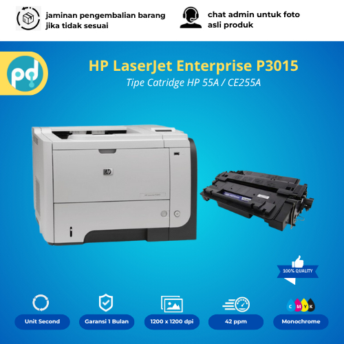 HP LaserJet P3015 Bekas Mulus Siap Pakai