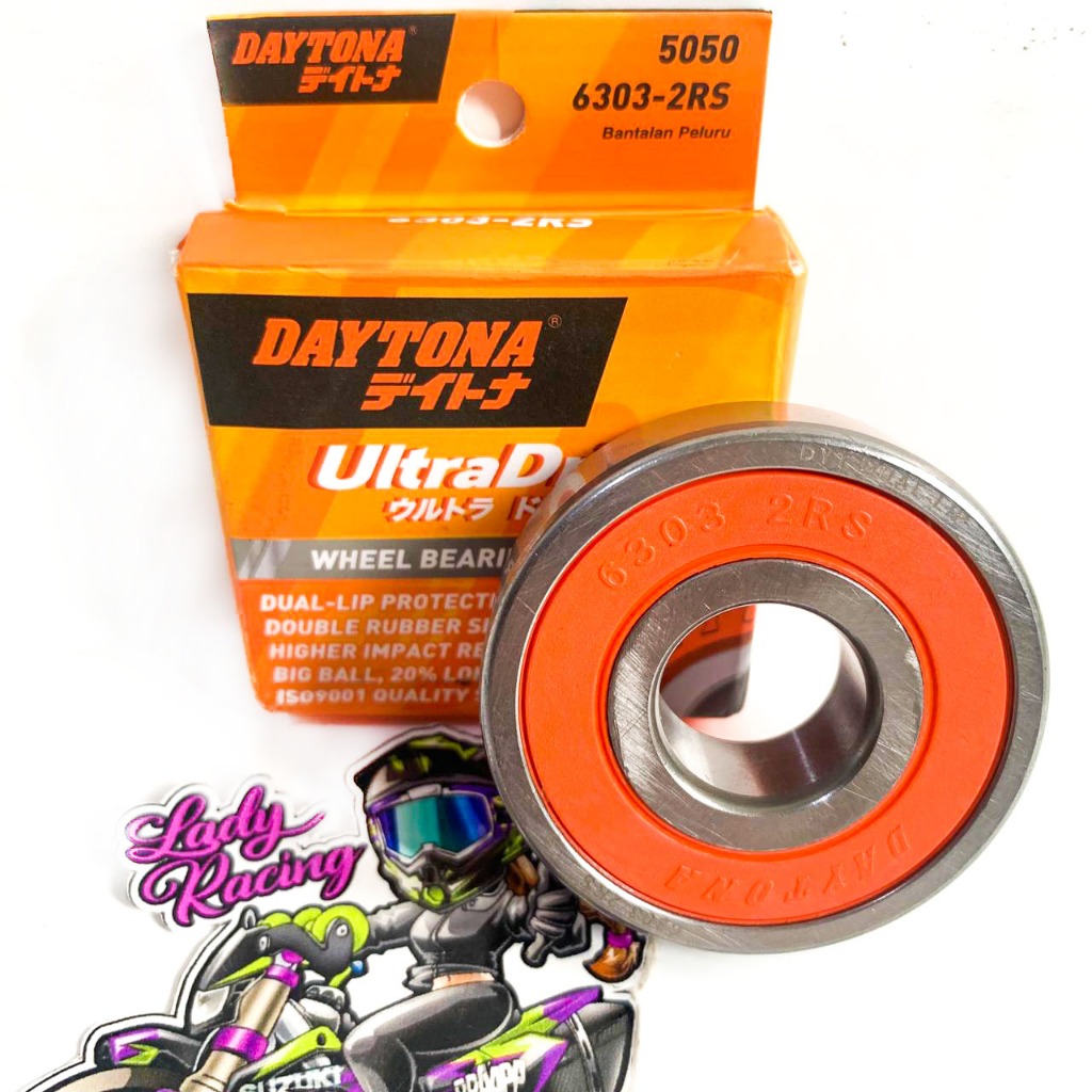 Bearing Racing 6303-2Rs Daytona Arm Nmax Aerox 155 6303 DAYTONA 5050