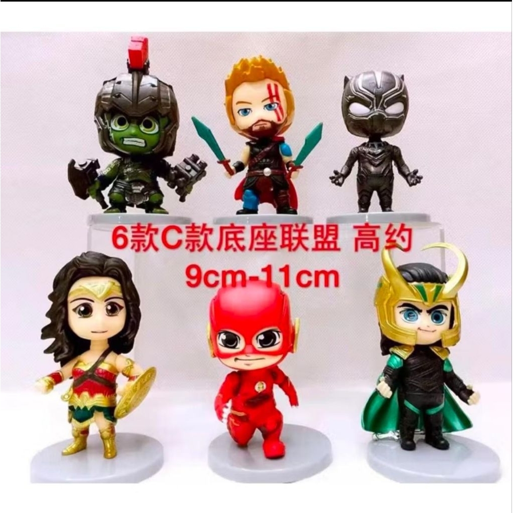 action figure avenger chibi set kode c isi 6