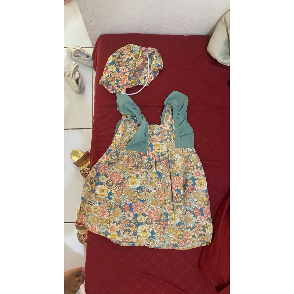 baju bunga dan baju muslik gambar burung