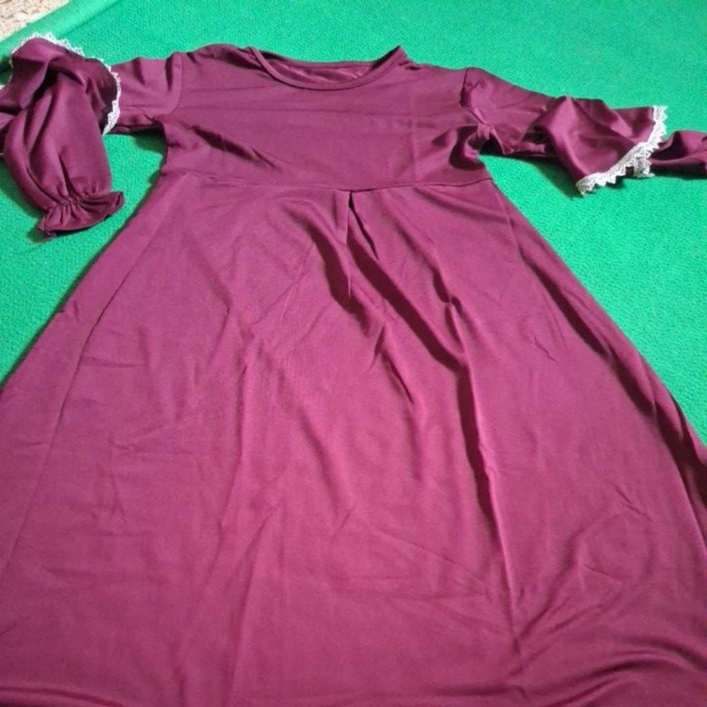 preloved set gamis anak jersey. free jilbab