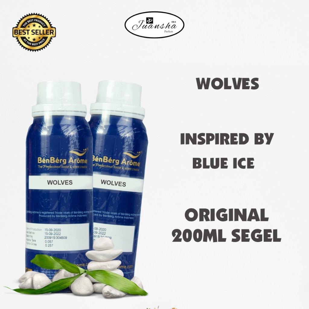 BIBIT PARFUM MURNI WOLVES  BENBERG 200 ML SEGEL