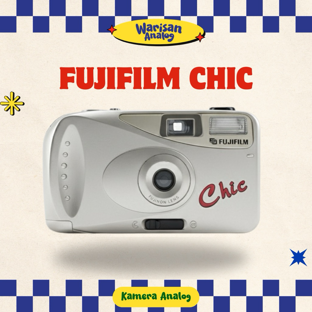 KAMERA ANALOG FUJIFILM CHIC | REUSABLE CAMERA FILM 35MM | KAMERA FILM