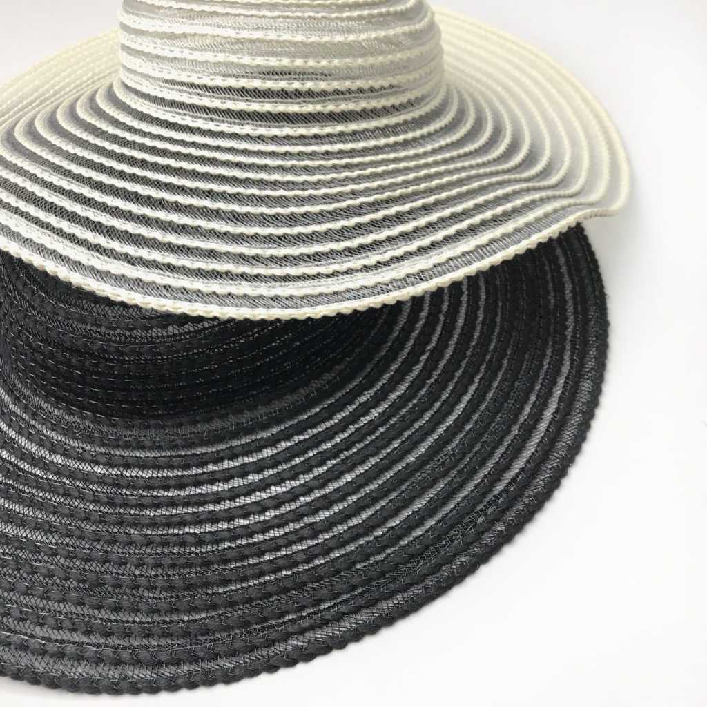 1 PC - TOPI PANTAI BUNDAR / TOPI PANTAI RAJUT / TOPI PANTAI TRANSPARAN