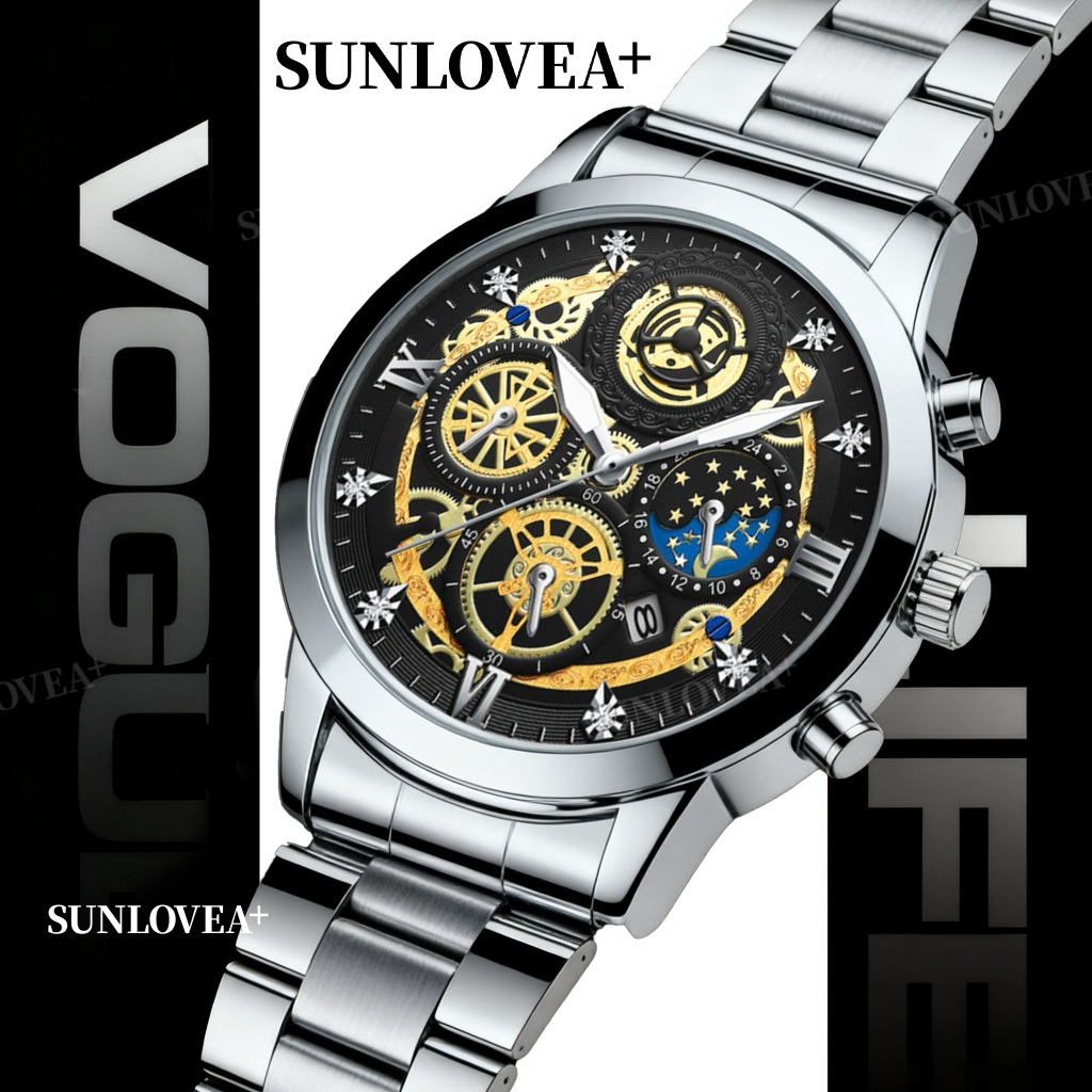 Jam Jangan Pria Original  Branded Anti Air Stainless /Jam Tangan Pria Mewah Berkualitas/Jam Tangan P