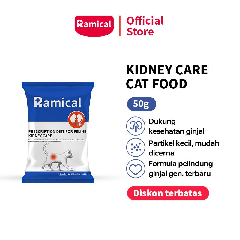 Ramical Kidney Care Cat Food 50gr / Renal Care / Makanan Kucing Kering / Dewasa & Senior Kucing