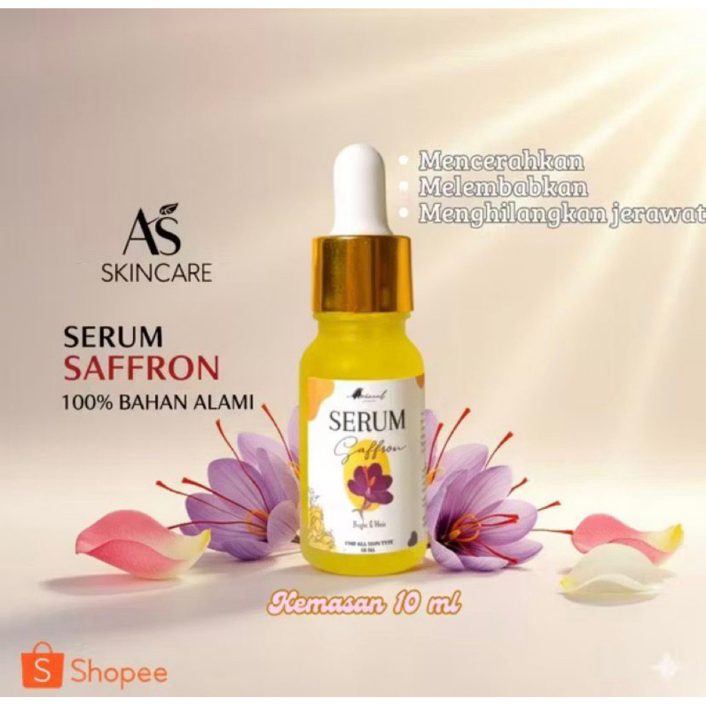 serum glowing saffron BPOM,original saffron 100%