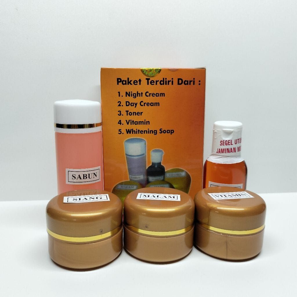 Paket Cream Pelembab HN Gold 5in1 Original Asli