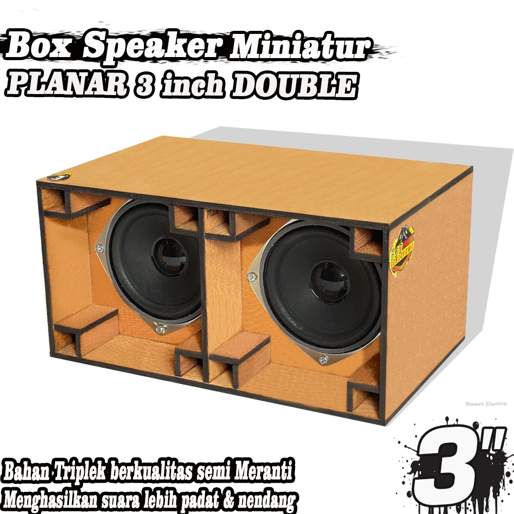 Box Speaker Miniatur Planar 3 Inch
