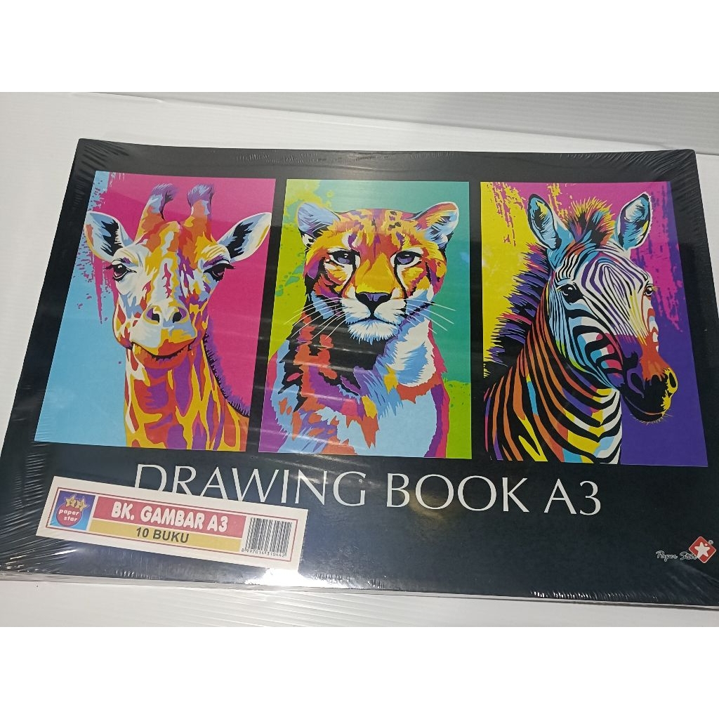 [ 10 EX ]  BUKU GAMBAR A3 PAPER STAR | BUKU GAMBAR A3 TEBAL | BUKU GAMBAR BESAR