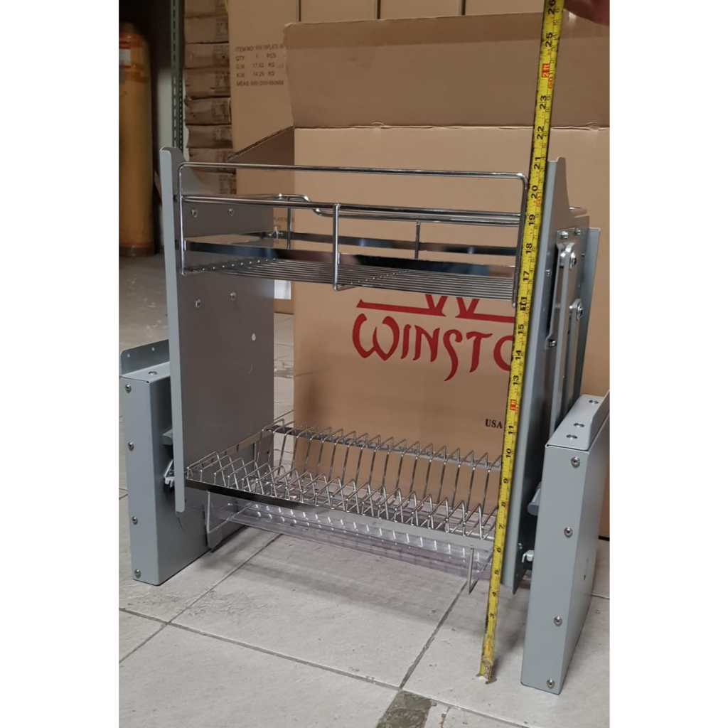 Rak Tarik Elevator Basket Winston WW 18 Plate 60 SS Piring Lemari winston Rak Elevator Plate/Piring 