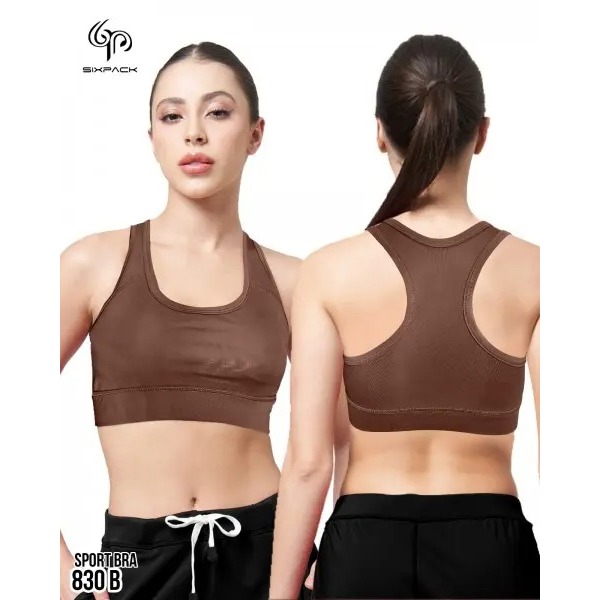 Sport Bra Wanita Olahraga Gym Model Basic By Sixpack B