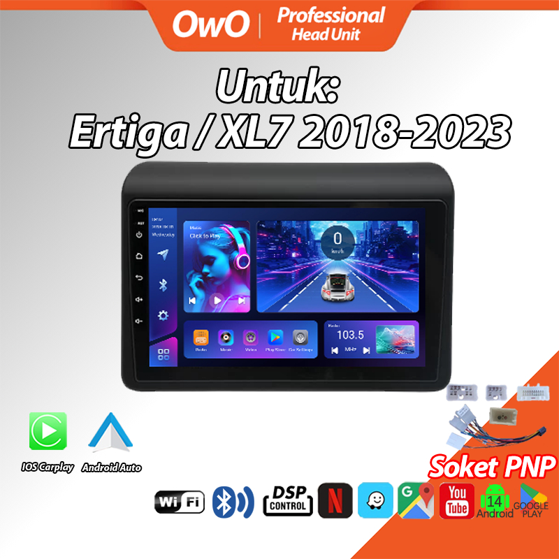 Suzuki Ertiga/XL7 2018-2023 2007-2012 Head Unit 9inch 8+128GB Android14 Lightning-fast CPU 1.5Ghz Do