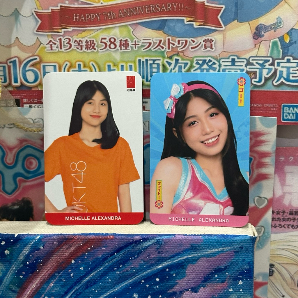 wts jual pc photocard jkt48 michie michelle alexandra shc spring has come go and fight new era origi