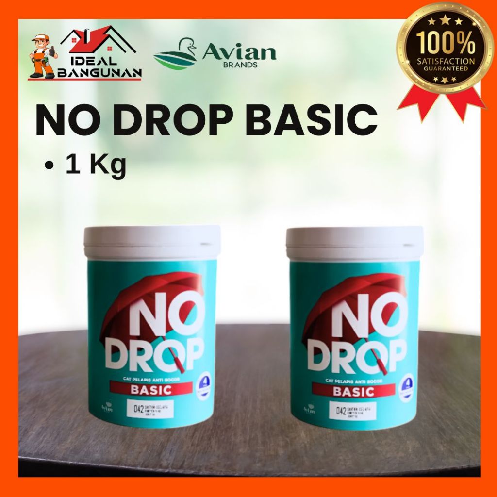 NO DROP BASIC 1 KG | CAT NO DROP 1 KG | CAT TEMBOK NO DROP | CAT AVIAN