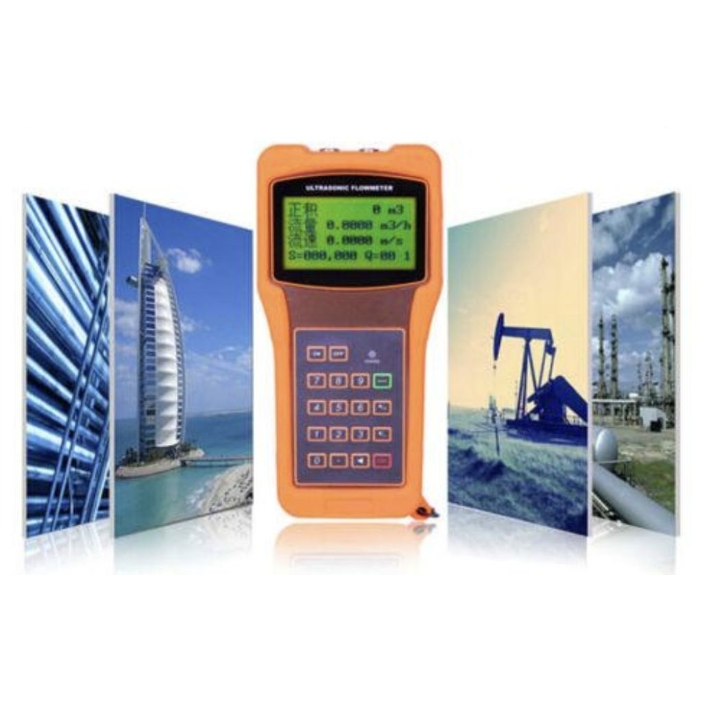 Handheld Portable Ultrasonic Flow Meter – Flow Meter Ultrasonik Portabel Pegangan Tangan