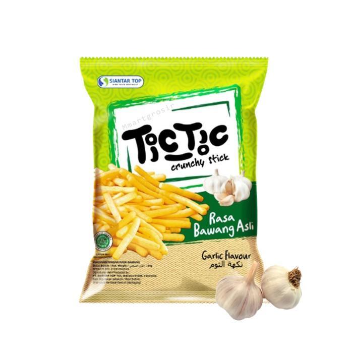 Tic Tic 1 Renceng isi 10 Bungkus Chiki TicTic  Bawang Garlic