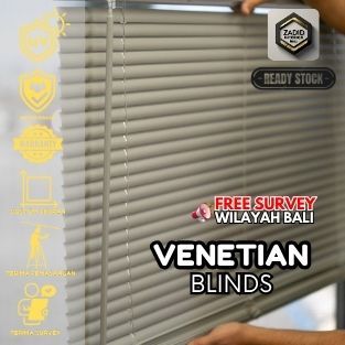 Venetian Blind / Horizontal Blind ~ Tirai Alumunium Lipat ~ Tirai Alumunium Aesthetic Custom ~ Krey 