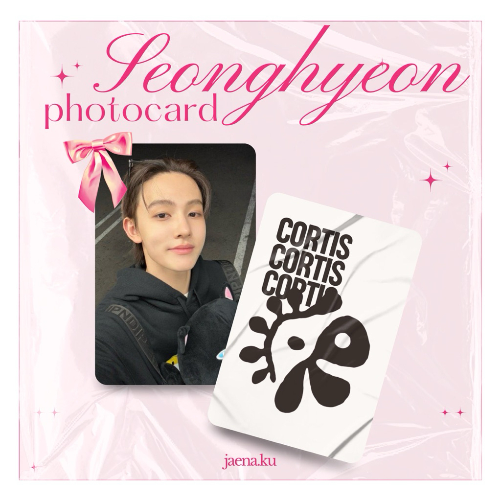 [CORTIS] PHOTOCARD SELCA SEONGHYEON CORTIS KPOP JAENAKU