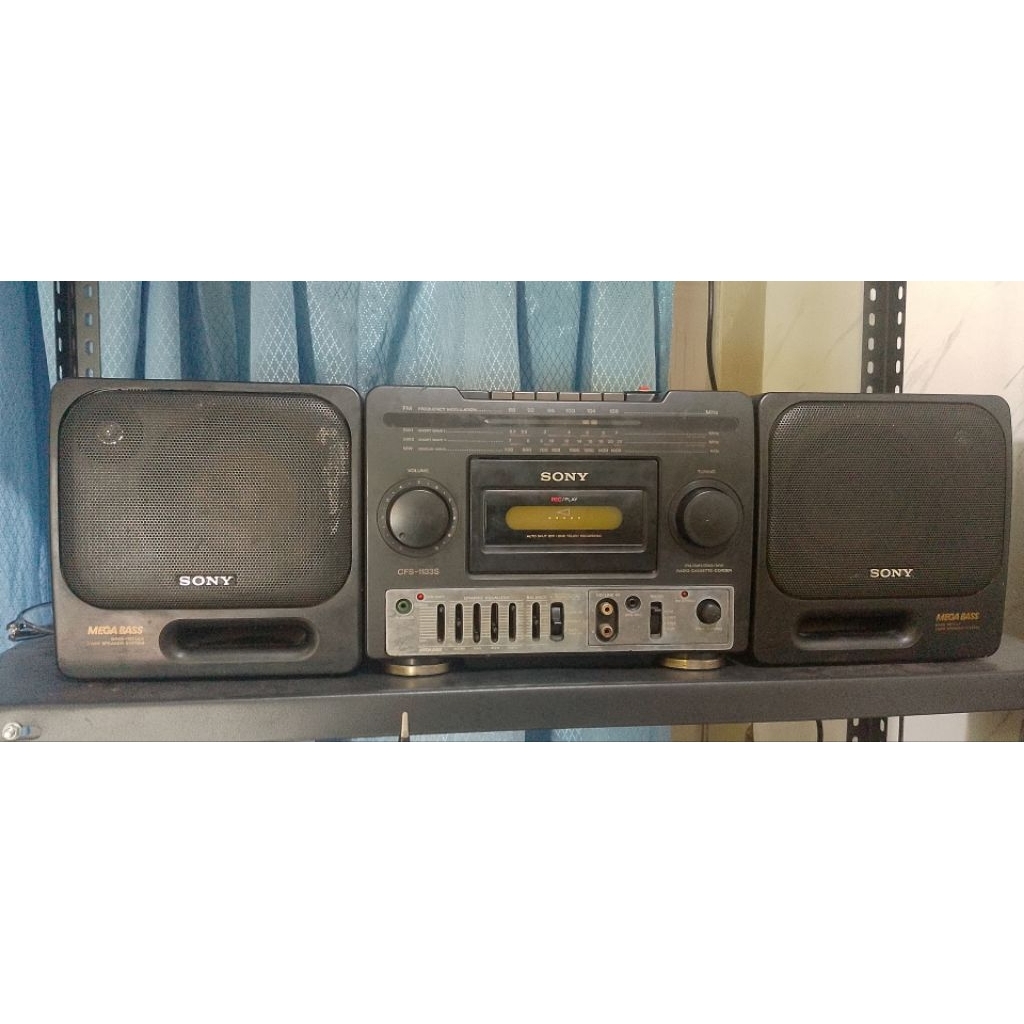 Radio Tape Compo Sony CFS-1133S Mega Bass, baca deskripsi