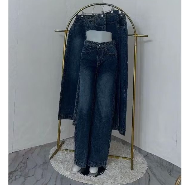 Celana jeans kulot import wanita