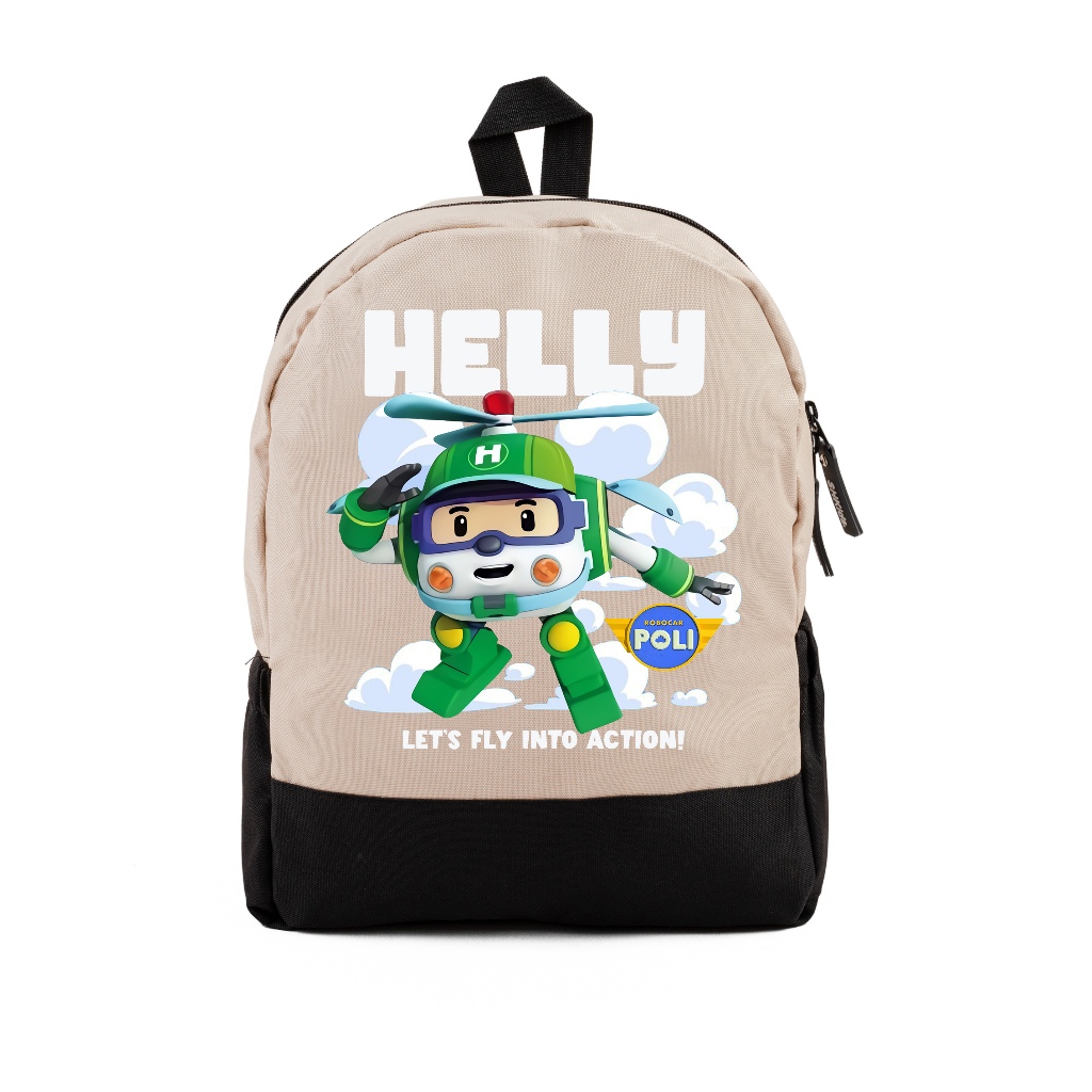 Tas Ransel Anak Laki-laki Backpack Anak Perempuan Karakter ROBOCAR POLI HELLY
