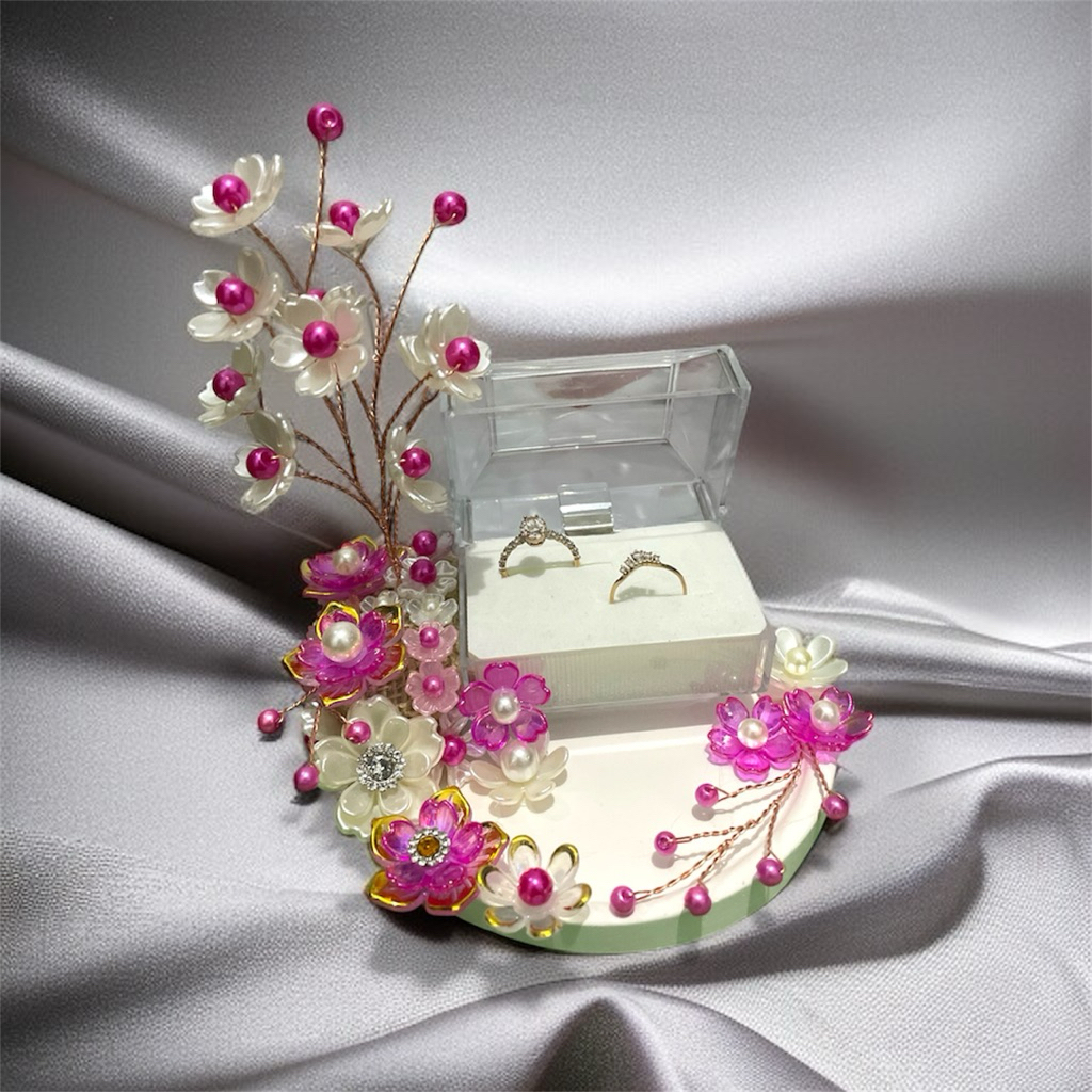 Kotak Cincin Custom/Kotak Cincin Lamaran/Kotak Cincin Tunangan/Ring Box Custom/ Ring Box Akrilik