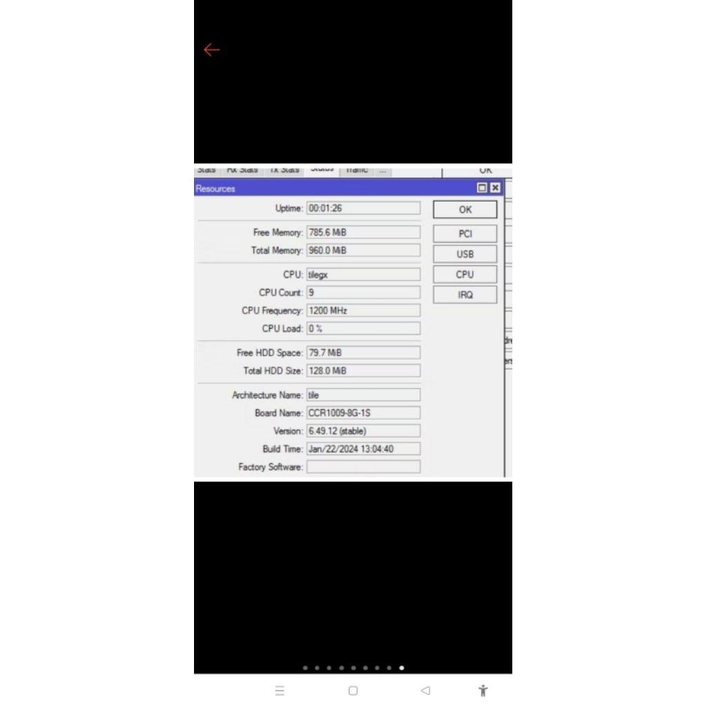 Mikrotik CCR 1009 - 8G - 1S . msih normal+istinewa