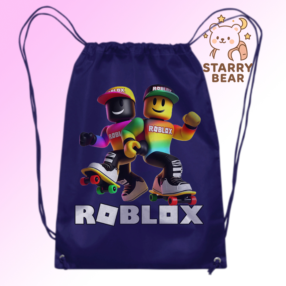 Tas Serut Anak Roblox – Cocok untuk Sekolah & Jalan-jalan