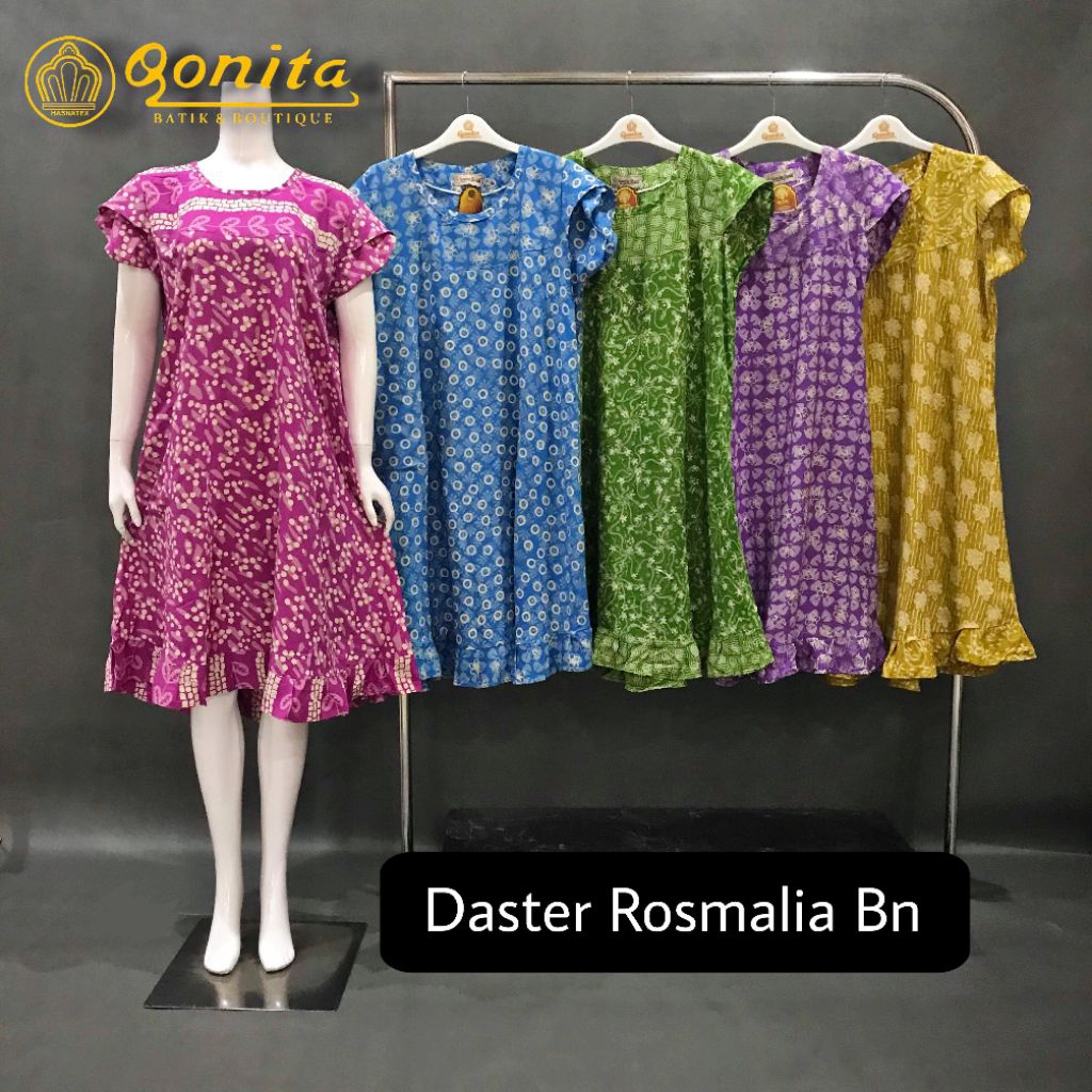 {Ld 112 CM} Daster Qonita Batik Pekalongan ll Daster Rosmalia Bn