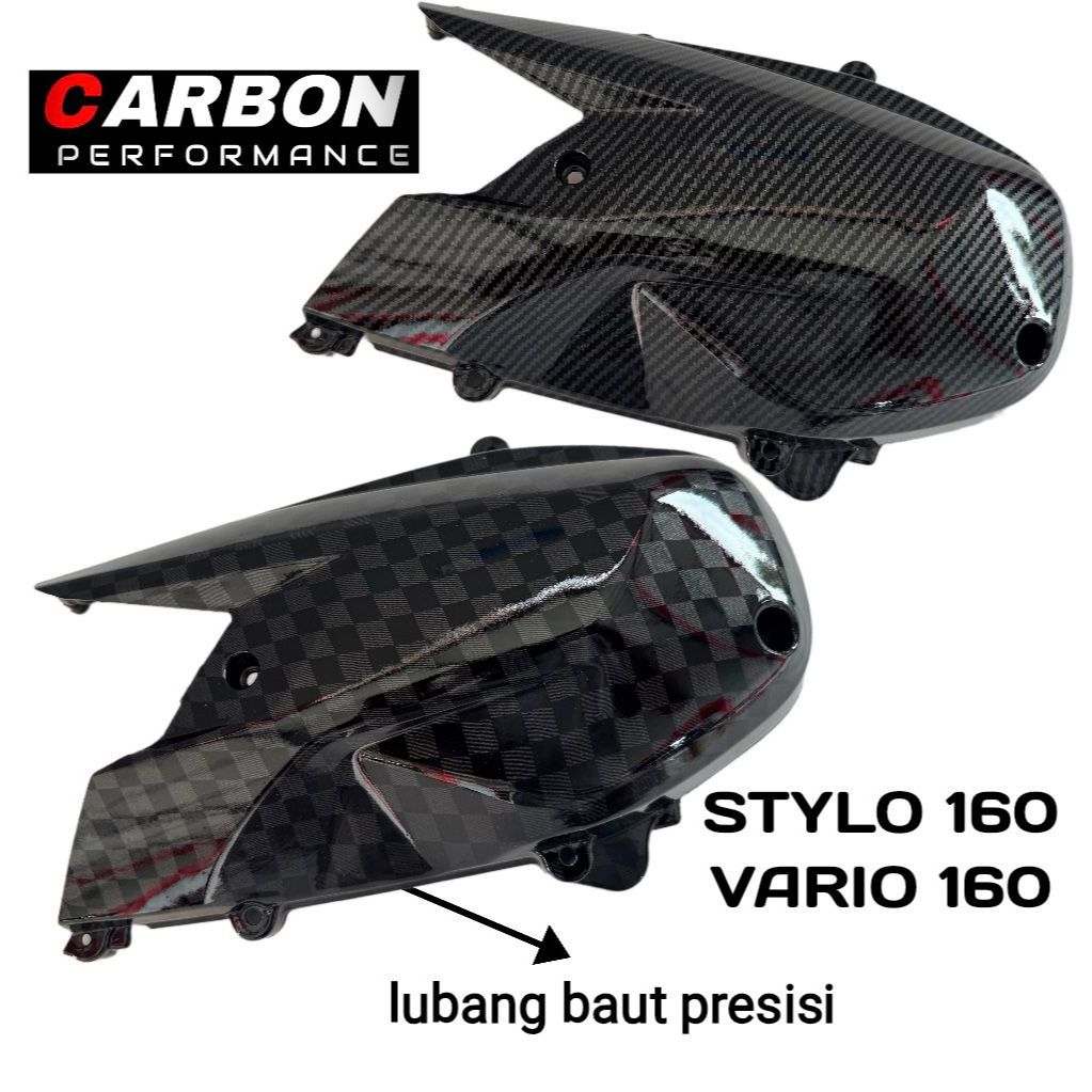 COVER CVT VARIO 160 STYLO 160 CARBON PELINDUNG BAK CVT VARIO 160 STYLO 160 VARIASI