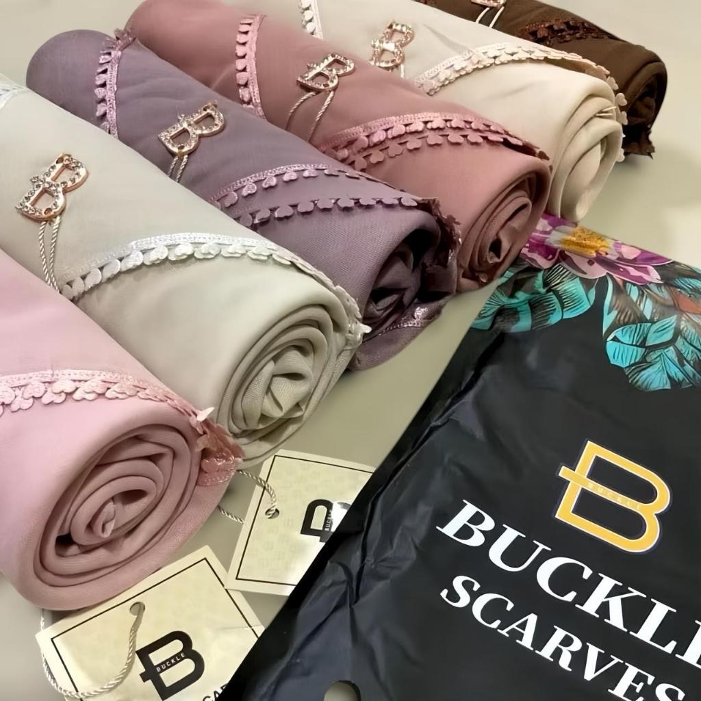 ShiifaHijab - (10 Pcs)  Hijab Buckle Vintage Packaging Pouch